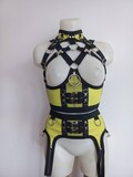 Faux leather harness set multicolor XS-XXXL product logo
