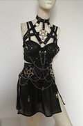 Pentagram outfit (short skirt) large pentagram product logo