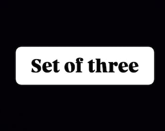 Set of three chain harnesses XS-XXXL