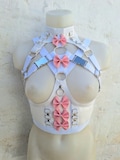 kawaii style underbust harness white trim XS-XXXL product logo