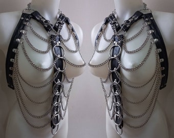 Rib cage chain harness