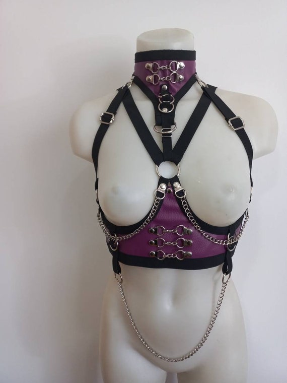 Harness bra Thelema - Loja online de acessórios fetichista e vestuário