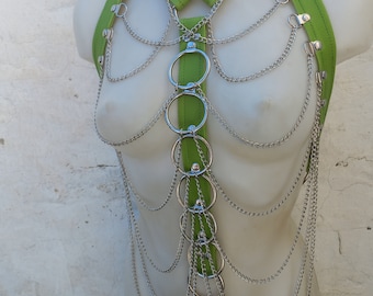 chain harness multicolor XS-XXXL