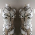 Clear vinyl harness set with metal details XS-L product logo