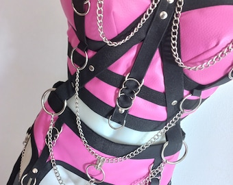 faux leather two piece set ( multicolor) XS-XXL