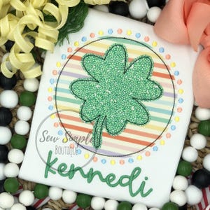 Girls St Patrick&#39;s Day Shirt, Shamrock Shirt, Kids St. Patrick&#39;s Day Shirt,  Monogrammed St. Patrick&#39;s Day Shirt, Personalized holiday shirt