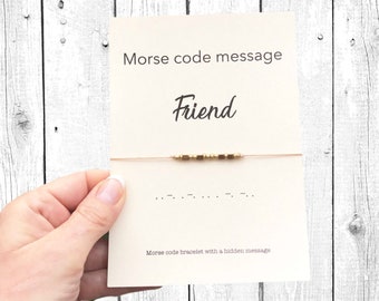 Best friend gifts, Morse code bracelet, Friend birthday gifts, Bff bracelet, Friendship bracelet, Friend bracelet, Best friend bracelet