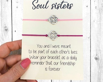 Soul sister matching bracelets set, Soul sister gift, Soul sister jewelry, Bff bracelet, Bracelet set, Friendship bracelet, Best Friend