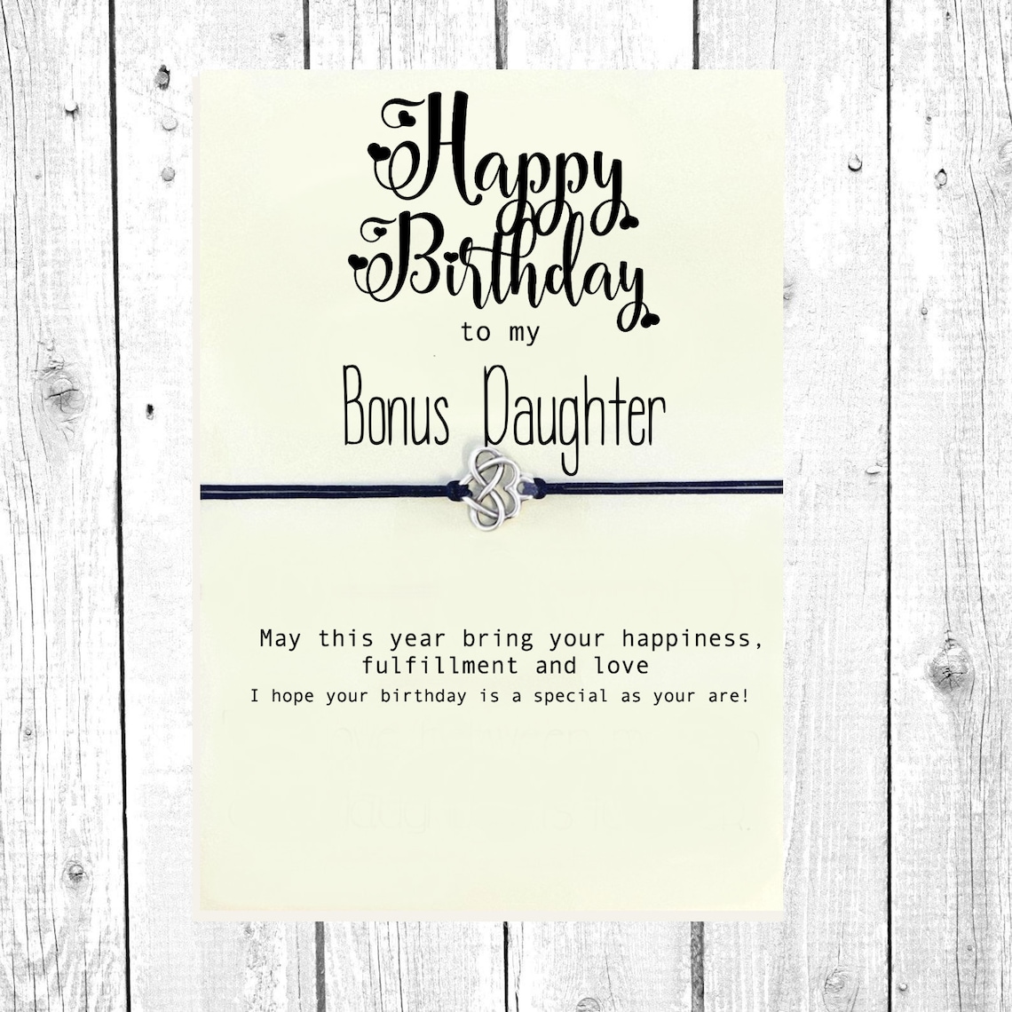 Happy birthday to my Bonus Daughter Best Friend Birthday | Etsy