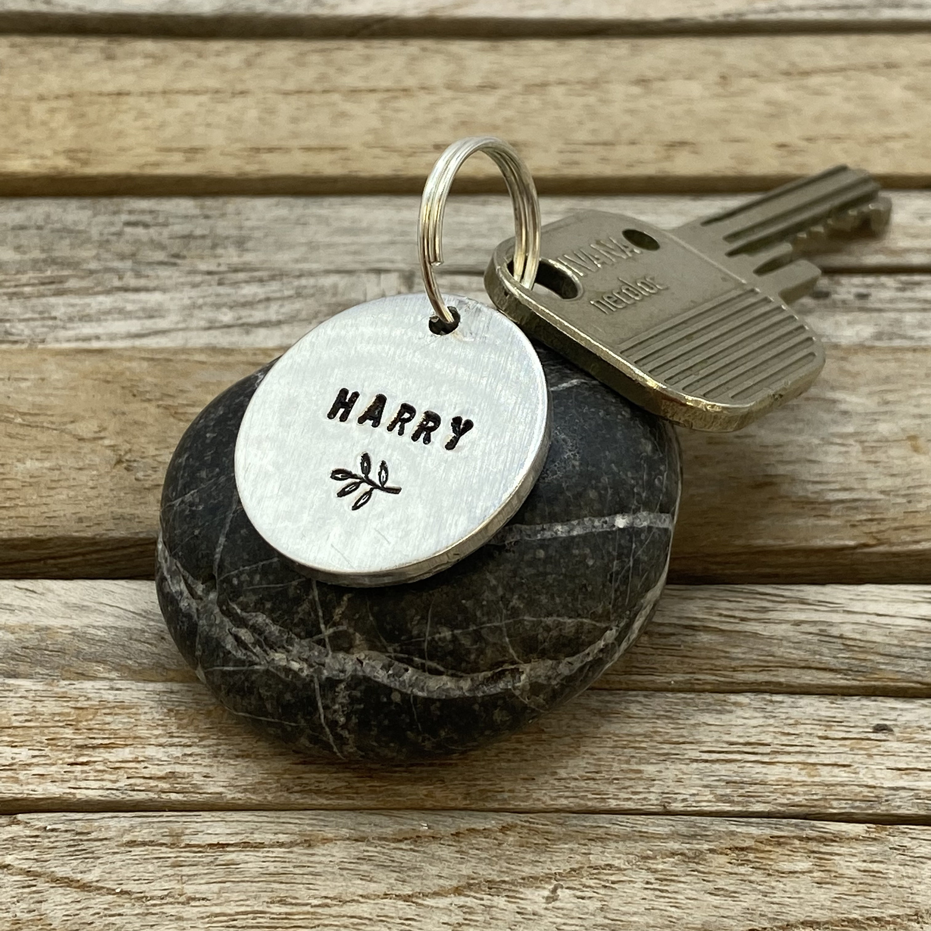 She Shed Hand Stamped Key Tag, Custom Metal Tag for Cabin Boat Garage ...