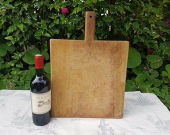 Large Antique French Handmade Rustic Wooden Chopping Board,Cutting Board,Bread Butchers Cheese Board,French Country Farmhouse Kitchen