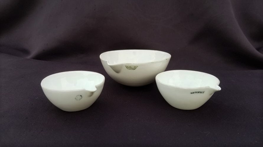 3 Antike französische weiße Porzellan Apotheker | Etsy