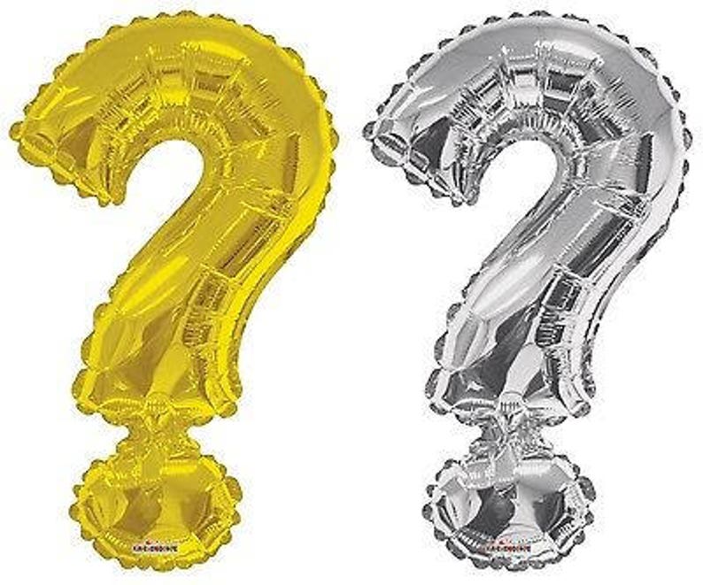 Prom 34 Question Mark photo shoots Party Balloons Engagement