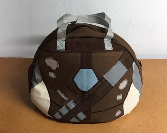 Bolsa de transporte de casco de lujo con armadura de pecho de Star Wars The Mandalorian versión 1