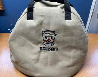 Star Wars ANH Mandalorian Tatooine Tusken Raider Sand People Standard Head Mask Helmet Carry Bag