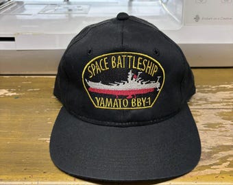 Star Blazers Space Battleship Yamato BBY-1 Crewman Hat with Direct Embroidered Logo