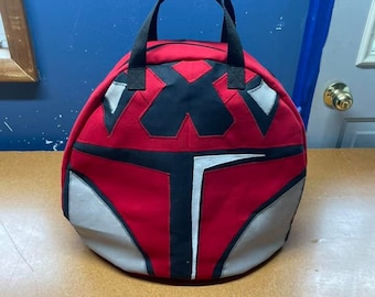 Star Wars Clone Wars Darth Maul's Death Watch Mandalorian Warrior Deluxe Helmet Carry Bag