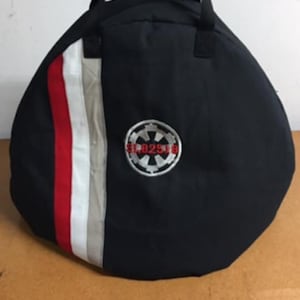 Star Wars Sith Lord Darth Vader ANY Helmet Standard Carry Bag with Racing Stripes