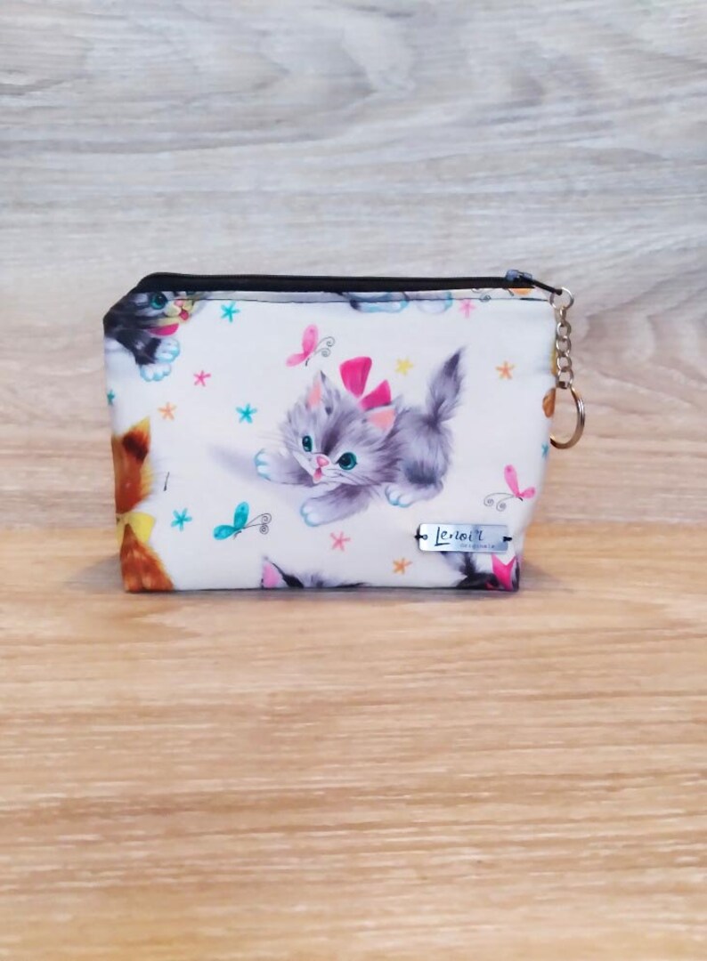 Choose your favorite Zipper Pouch Cosmetic Bag, Makeup Bag,Toiletry Bag,Gift, Make Up Pouch,pencil case, overnight case, pouch, bag, retro SMALL-Retro Kittens