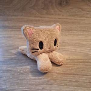 Tiny Cat plush,cuddlyplushie kawaii marshmallow cat,cute soft toy,Cat Plush Toy,Gifts for Cat Lovers,Funny CuteGift Ideas,mini cat,tinyplush image 6