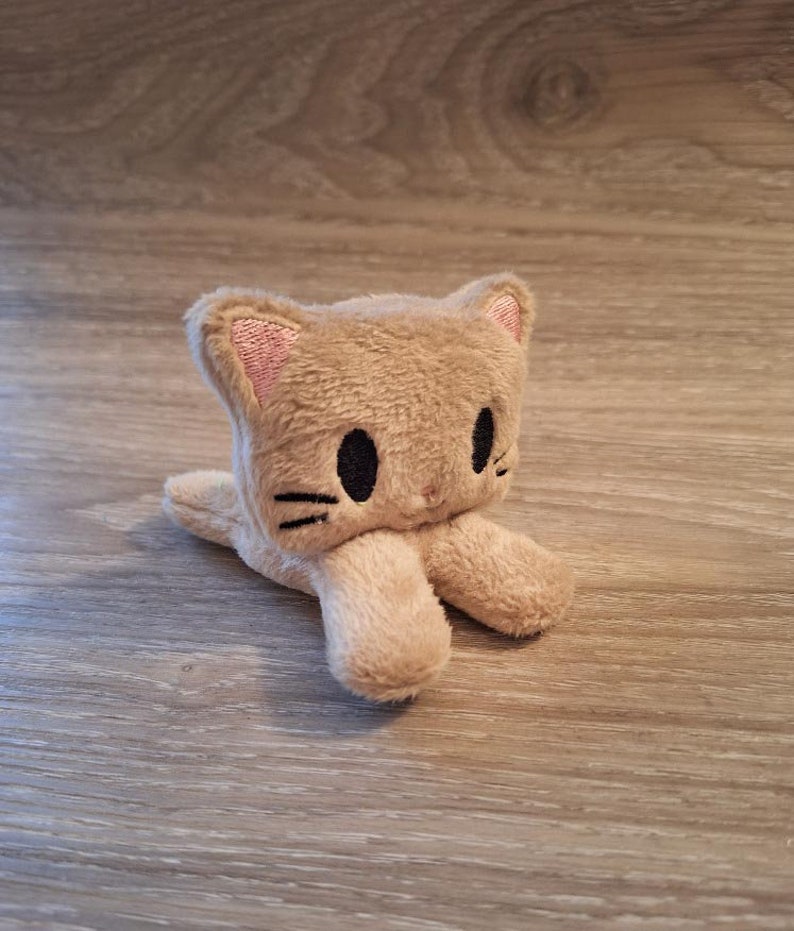 Tiny Cat plush,cuddlyplushie kawaii marshmallow cat,cute soft toy,Cat Plush Toy,Gifts for Cat Lovers,Funny CuteGift Ideas,mini cat,tinyplush image 6