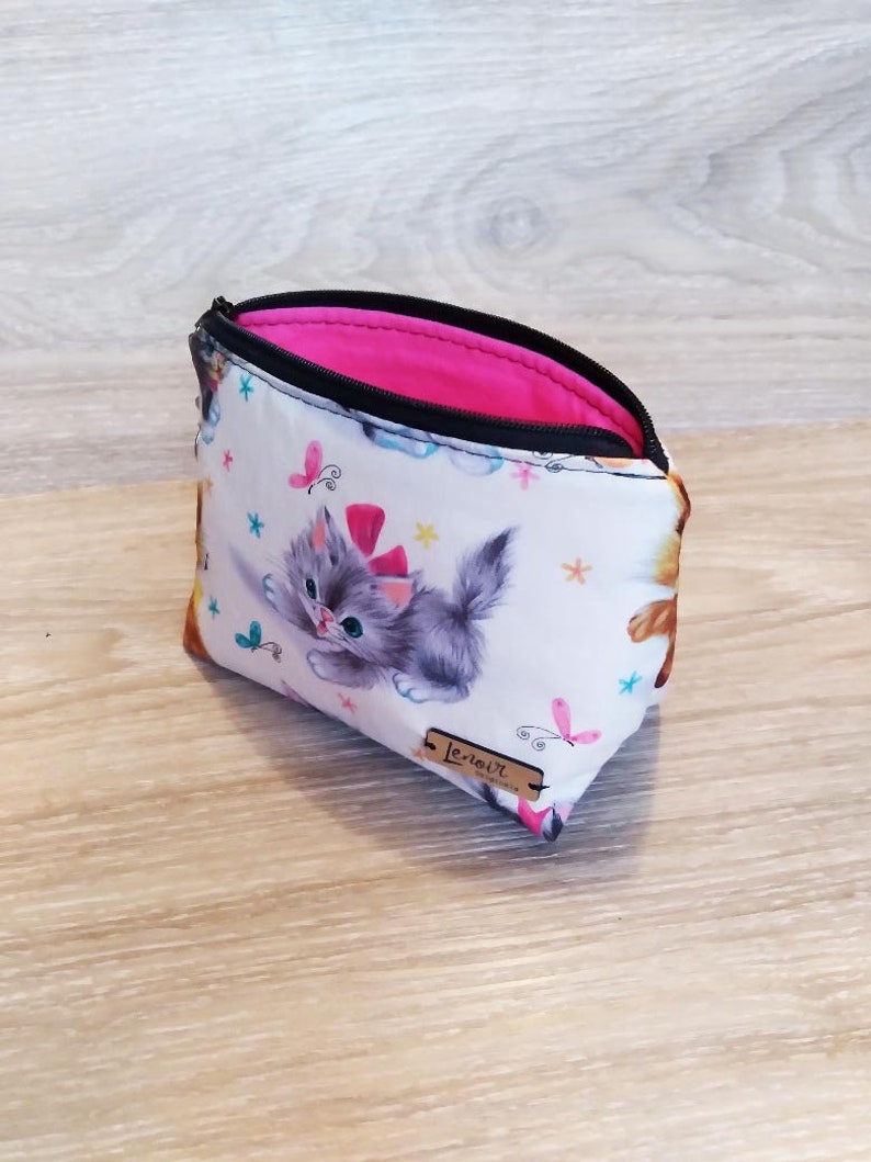 Choose your favorite Zipper Pouch Cosmetic Bag, Makeup Bag,Toiletry Bag,Gift, Make Up Pouch,pencil case, overnight case, pouch, bag, retro 画像 6