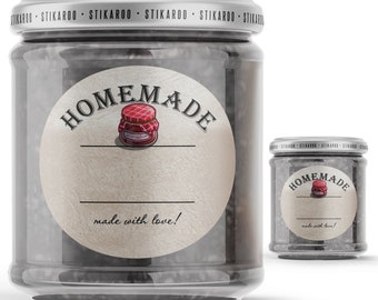 Leere personalisierte Marmelade, konservieren, konservierende Aufkleber - Venedig Design