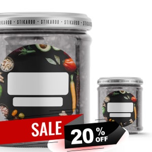SALE (20% OFF) Charleston Blank Jam Preserve Chutney Pickling Labels Stickers