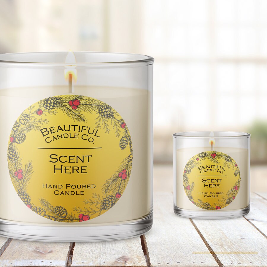 Personalised Custom Candle Design Labels Personalized Custom | Etsy