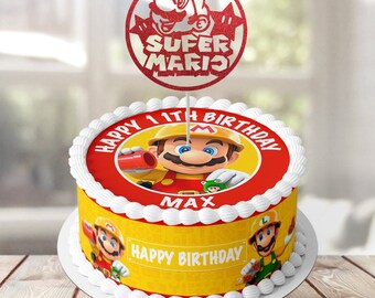 Luigi Cake Topper Etsy Luigi Cake Topper Etsy