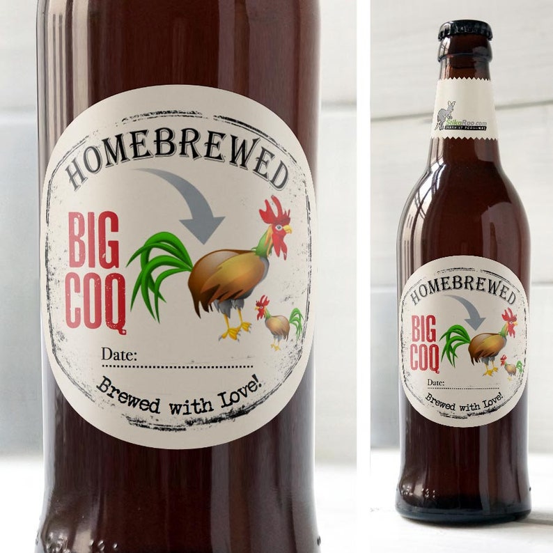 Personalised Homebrew Brewing Sticky Labels Humorous Etsy
