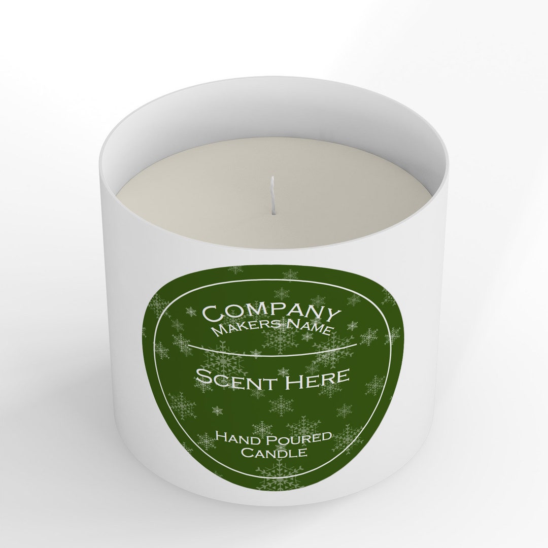 Personalised Custom Candle Design Labels - Personalized Custom Printed ...