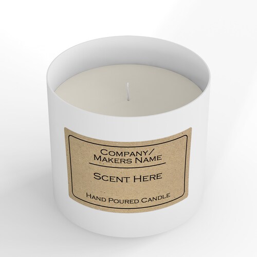 21 40 Personalised Candle Sticky Labels Paris Rectangular Etsy UK