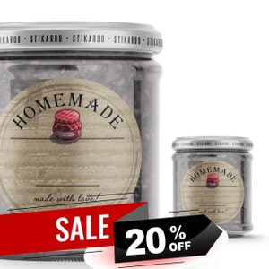 SALE (20% OFF) Brewster Blank Jam Preserve Chutney Pickling Labels Stickers