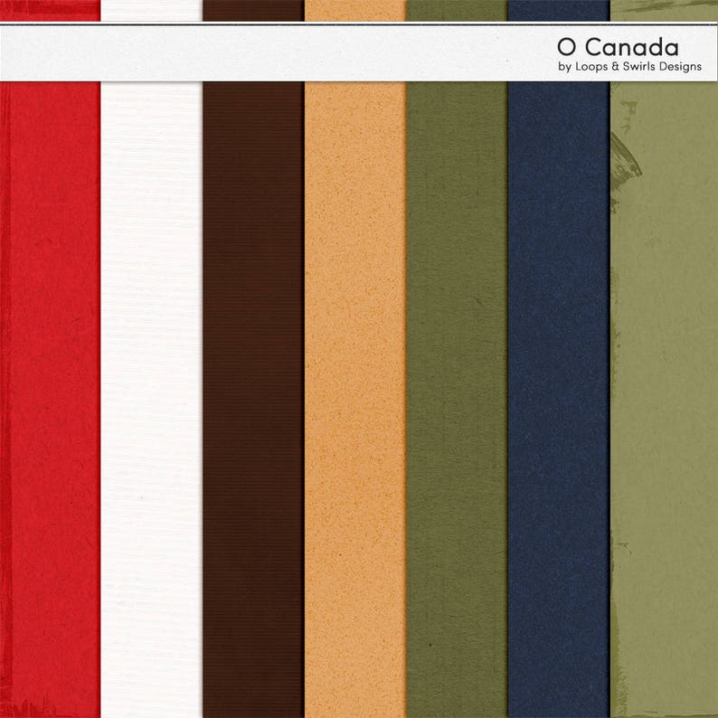 O Canada Digital Scrapbooking Kit INSTANT DOWNLOAD Etsy Canada