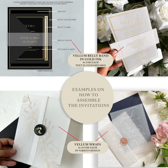 Invitaciones de boda transparentes - Invitaciones de metacrilato