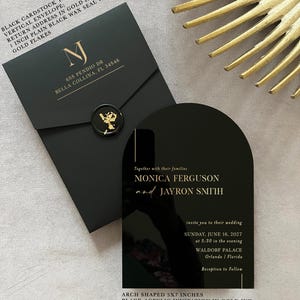 Individuelle Hochzeitseinladung Hochzeitseinladung Luxus-Hochzeitseinladung Personalisierte Hochzeitseinladungen mit Toile Pergaminjacken Sets
