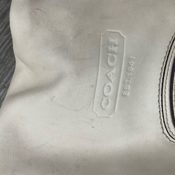 Coach Legacy Leather Shoulder Bag in Bone - image 6