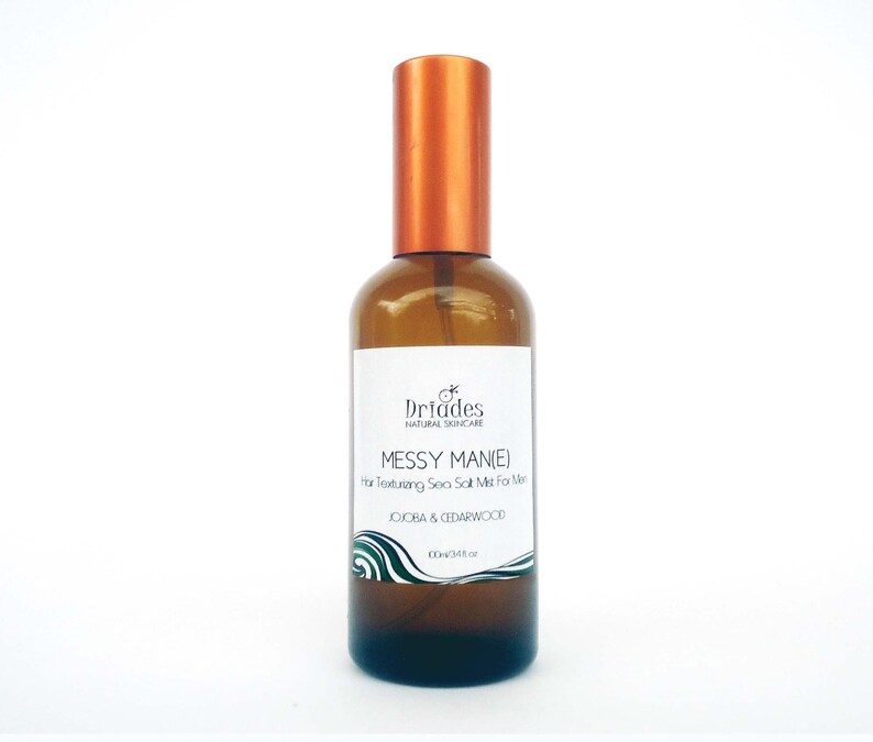 Hemp Oil Sea Salt Hair Spray For Men Beach Waves Hair Natural Etsy