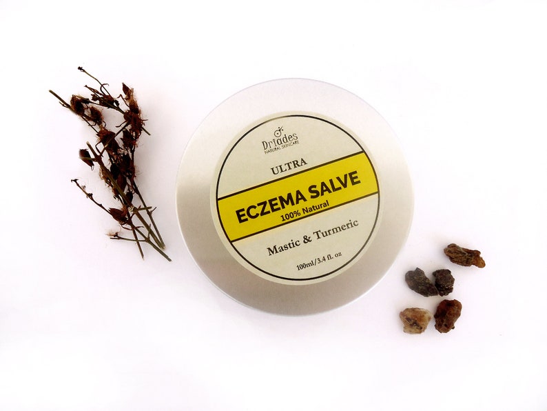 Eczema salve Eczema relief Mastic gum Beeswax Turmeric Etsy