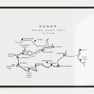 Gower Print Wales Coast Path