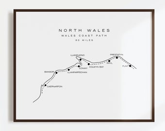 North Wales Coast Path Print