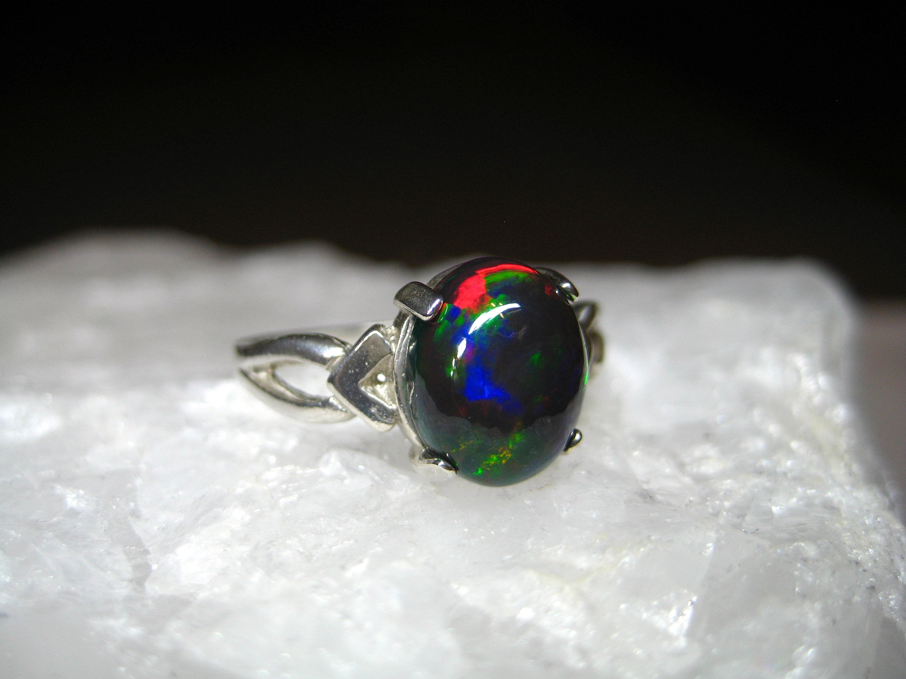 evil eye enamel ring