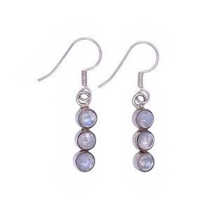 Moonstone earrings, moonstone earrings, blue gemstone earrings, moonstone sterling silver, moonstone jewelry, gemstone silver earrings