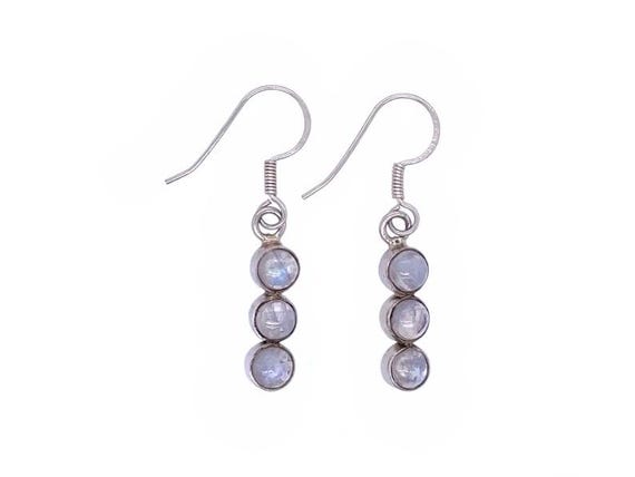 Moonstone earrings, moonstone earrings, blue gemstone earrings, moonstone sterling silver, moonstone jewelry, gemstone silver earrings