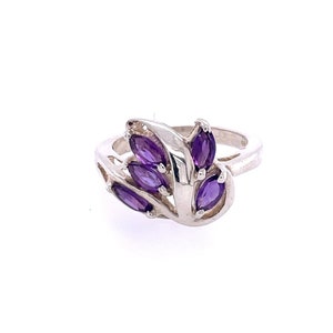 Amethyst silver ring, amethyst 925 silver, amethyst ring, amethyst finger ring, large amethyst ring, purple gemstone ring, amethyst ring