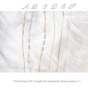 Initial Custom Hand Lettered Ceramic Necklace Charm | Custom Charm Necklace | Initial Jewelry | Custom Initial Charm Pendant Necklace image 4