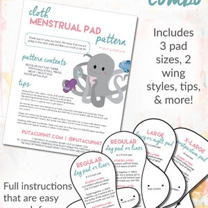 Cloth Menstrual Pad Pattern PDF Download