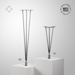 Adjustable Table Legs Hairpin Legs With Levelers Set of 4