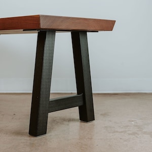 Metal Bench Legs , Farmhouse Table Legs, Set of 2